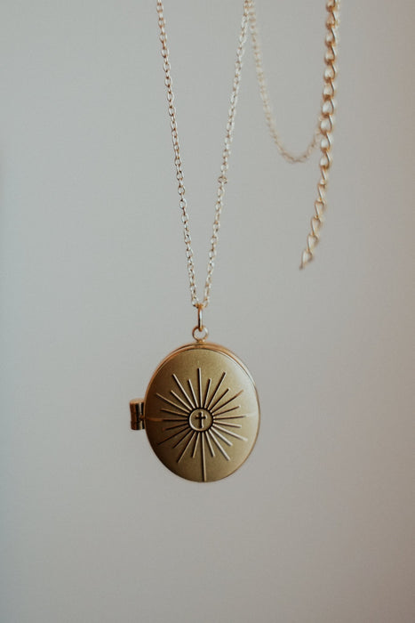 Monstrance Gold Locket