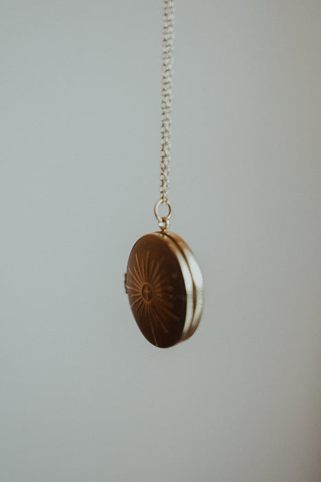 Monstrance Gold Locket