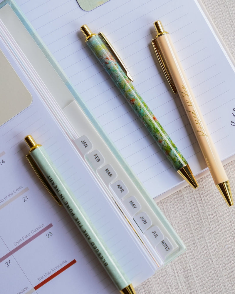 Pure in Heart Inspirational 3-Pen Set