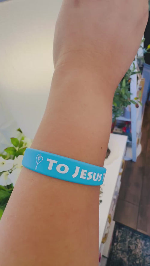 To Jesus Through Mary wristband