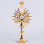 T
raditional Monstrance in 24kt. gold-plate