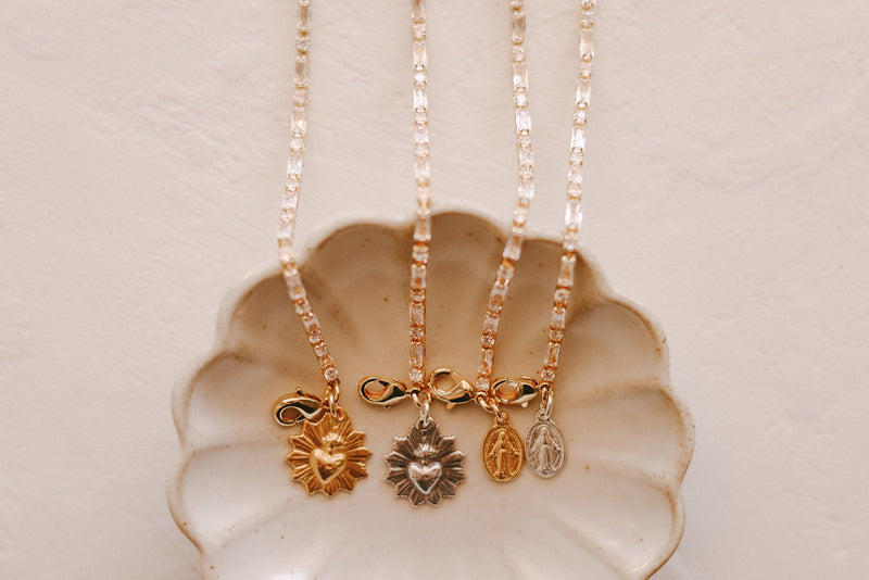 Sacred Heart Tennis Bracelet