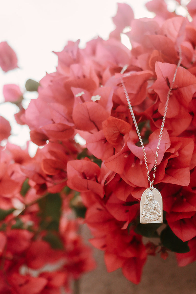 St. Catherine of Sweden Necklace in Sterling Silver