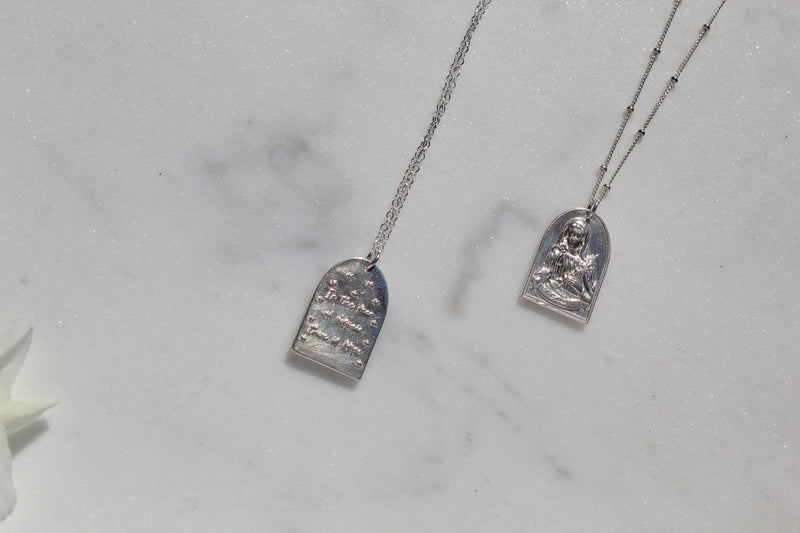 St. Catherine of Sweden Necklace in Sterling Silver