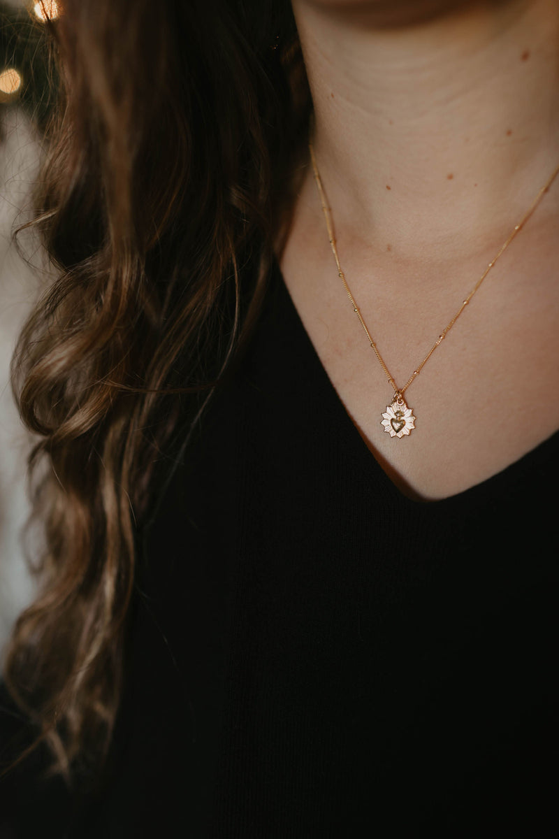 The Little Sacred Heart® and Miraculous Medal Necklace