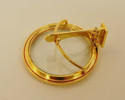 Gothic Gold Plated Monstrance with Glass Enclosed Luna