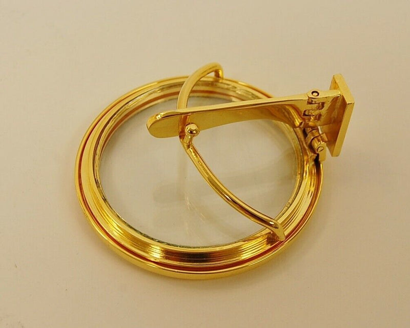 Gothic Gold Plated Monstrance with Glass Enclosed Luna