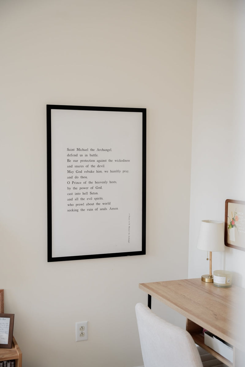 Saint Michael Prayer Poster (24x36)