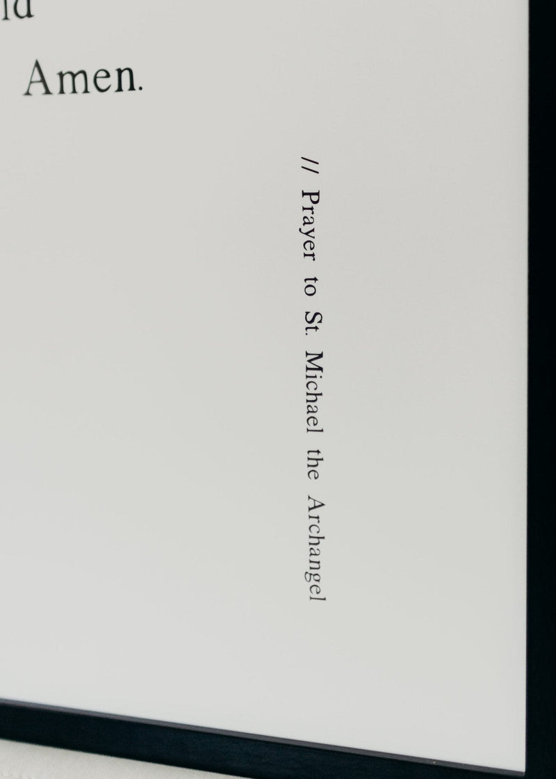 Saint Michael Prayer Poster (24x36)