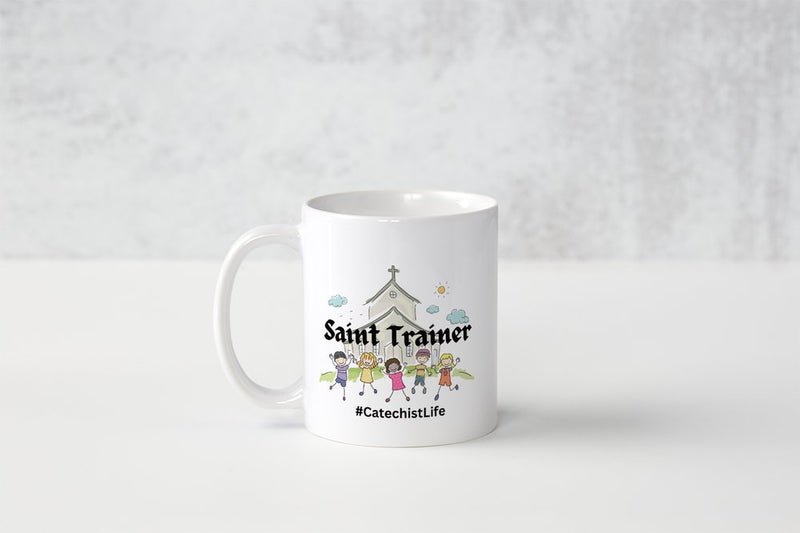 Catechist Coffee Mug – Saint Trainer Catholic Gift for Religious Teachers | 12oz Ceramic Faith-Based Mug