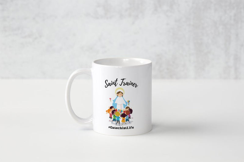 Catechist Coffee Mug – Saint Trainer Catholic Gift for Religious Teachers | 12oz Ceramic Faith-Based Mug