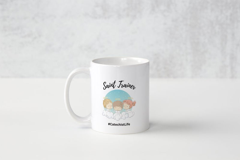 Catechist Coffee Mug – Saint Trainer Catholic Gift for Religious Teachers | 12oz Ceramic Faith-Based Mug