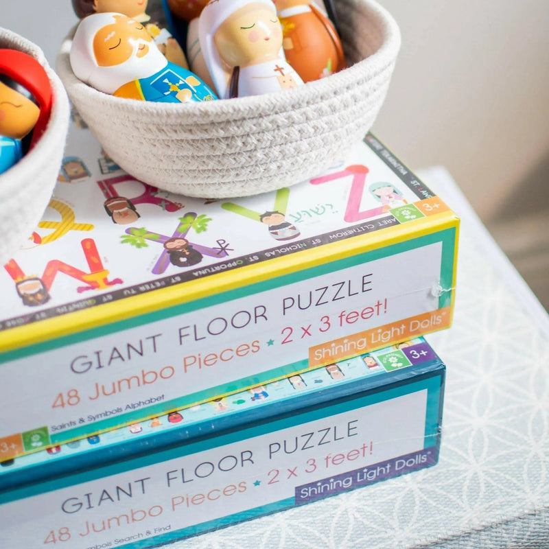 Saints & Symbols Alphabet Giant Floor Puzzle 24" x 36"