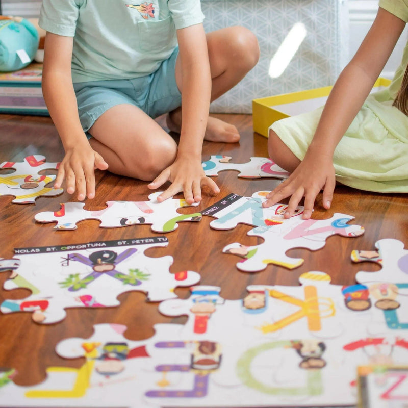 Saints & Symbols Alphabet Giant Floor Puzzle 24" x 36"