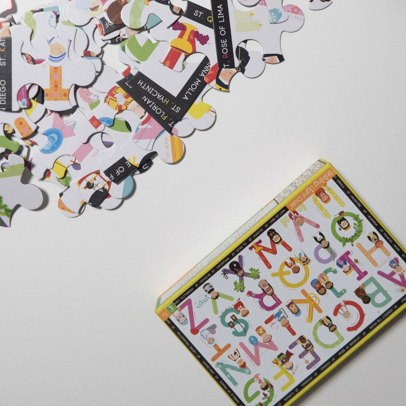 Saints & Symbols Alphabet Giant Floor Puzzle 24" x 36"