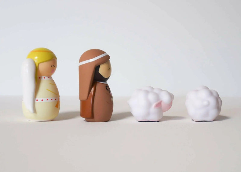 The Shepherd and Angel Nativity Playset