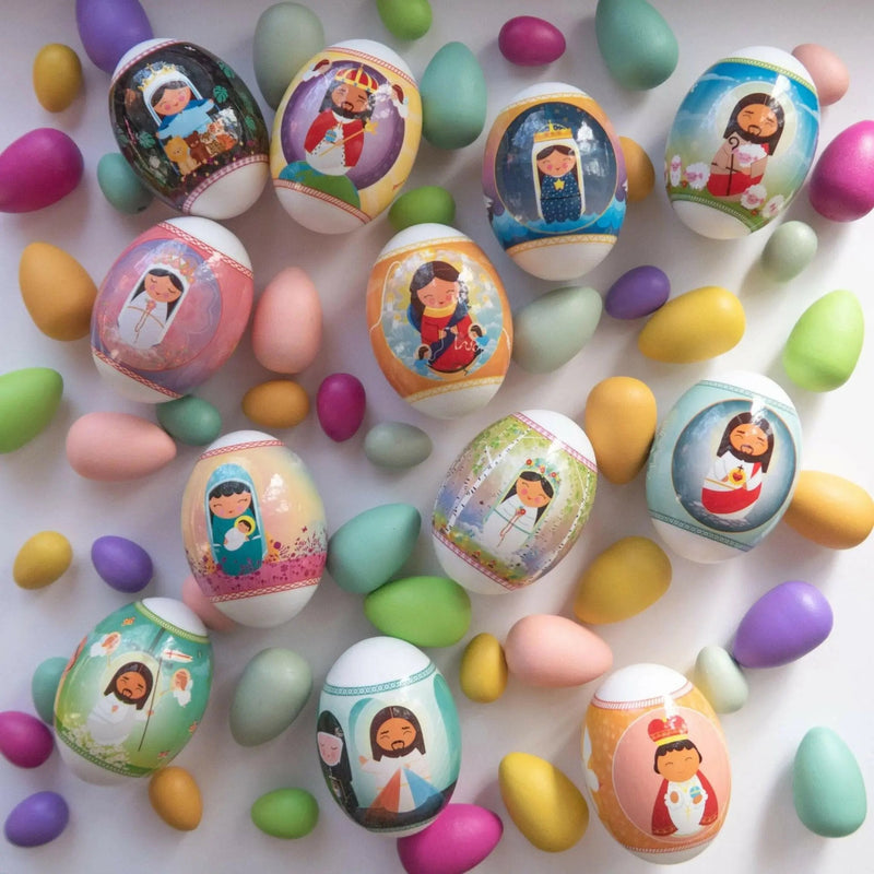 Titles of Jesus and Mary Easter Egg Wraps