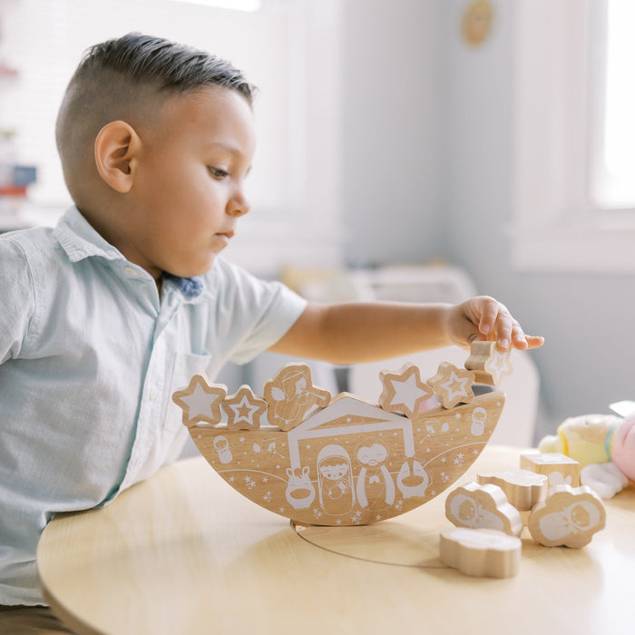 Nativity Wooden Balance Game