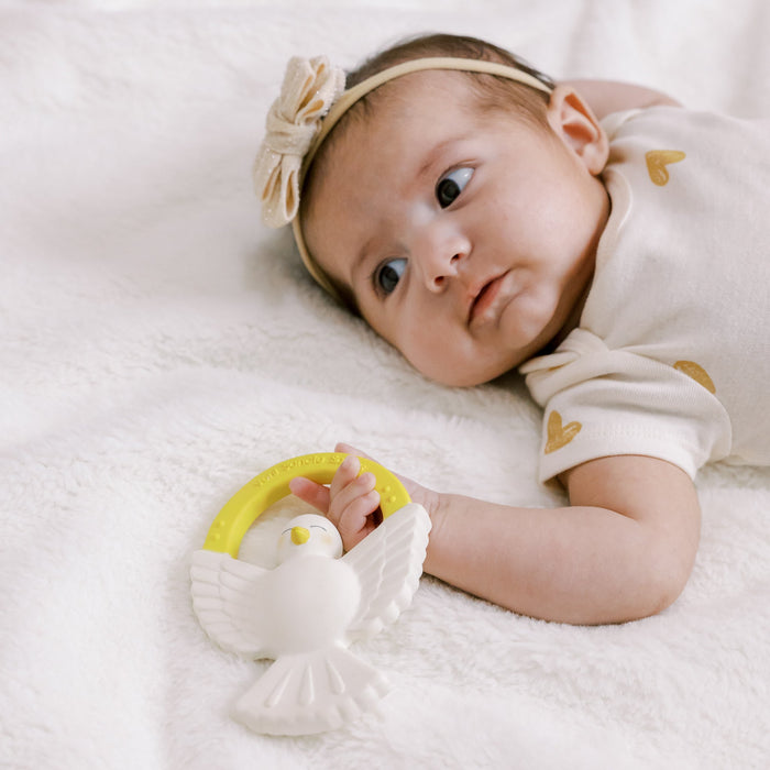 Holy Spirit Dove Natural Rubber Teether