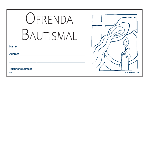 #339 - Baptismal Offering Envelopes