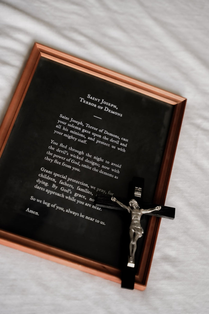 St. Joseph Terror of Demons Prayer Poster (2 Sizes)