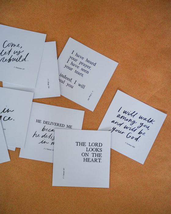 Words of Life // Bible Verse Cards