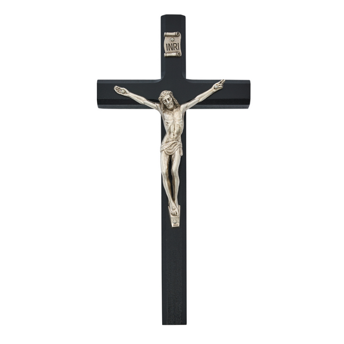 10" Black Wood Crucifix Crucifix Crucifix Symbolism Catholic Crucifix items
