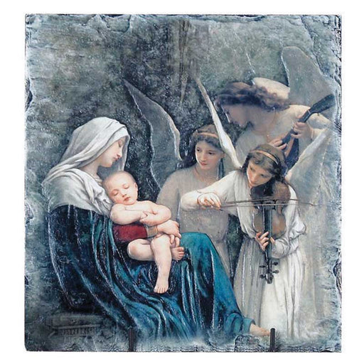 10" H Madonna and Child Song of Angels Tile Plaque madonna and child madonna and child artwork madonna and child image madonna and child plaques madonna and child plaque