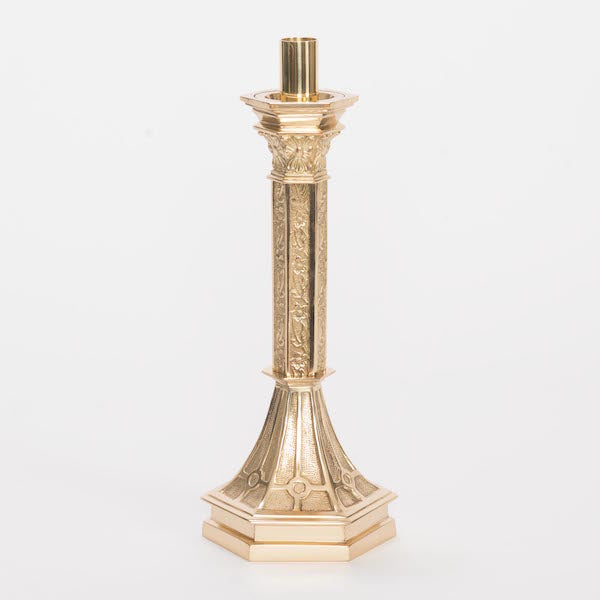 11.5" Classic Altar Candlestick Classic Altar Candlestick in solid brass.