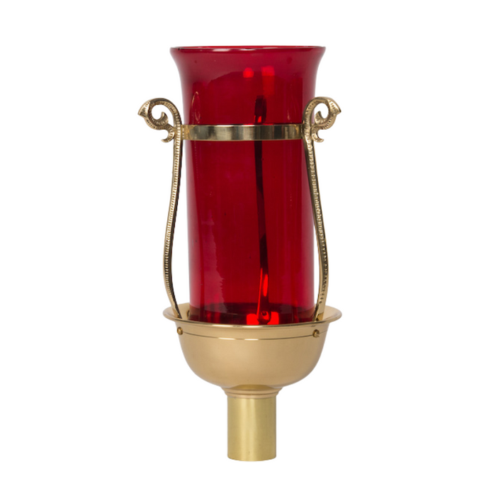 11" Solid Brass Sanctuary Lamp Converter