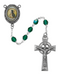 St. Brigid Rosary with 6mm Green Beads