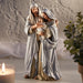 12" Adoring Holy Family Statue