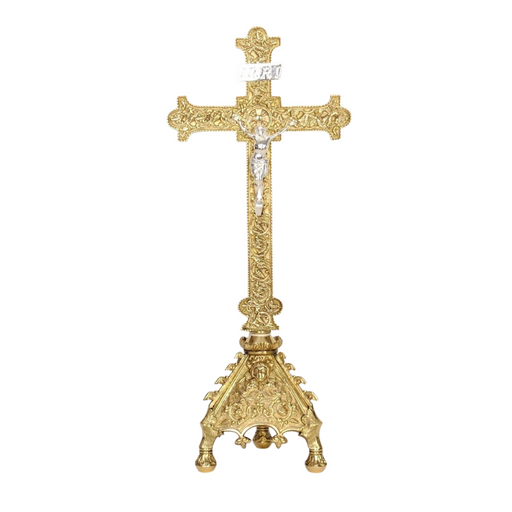12" Traditional French Gothic Style Altar Crucifix