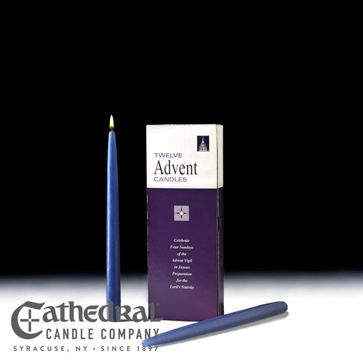 12" Tapers Advent Candle Box (12 Blue)