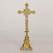 12" Brass Altar Crucifix 12" Altar Cross with silver corpus and INRI.