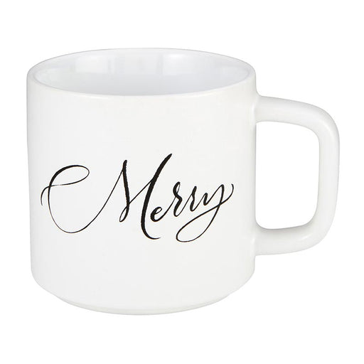 14 oz Merry Stackable Mug - 2 Pieces Per Package