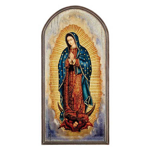 15 Our Lady of Guadalupe Arched Plaque