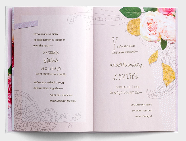 Mother's Day - For the Sister God Gave Me - 1 Premium Card