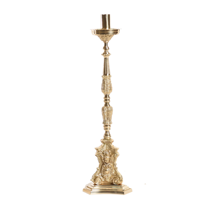 Candelabro de altar de 17,75"