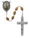 St. Francis Olive Wood Rosary 