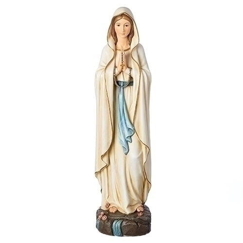 17"H Our Lady of Lourdes Statue