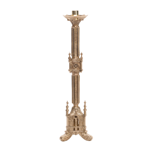 18" Traditional French Gothic Style Altar Candlestick Traditional French gothic style Candlestick.