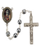 St. Joan of Arc Rosary with 7mm Hematite Beads