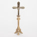 18" Brass Altar Crucifix 18" Altar Cross with silver plated corpus and INRI.