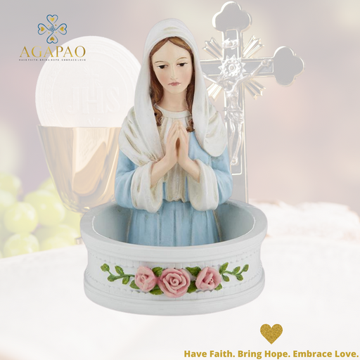 Praying Madonna Rosary Holder