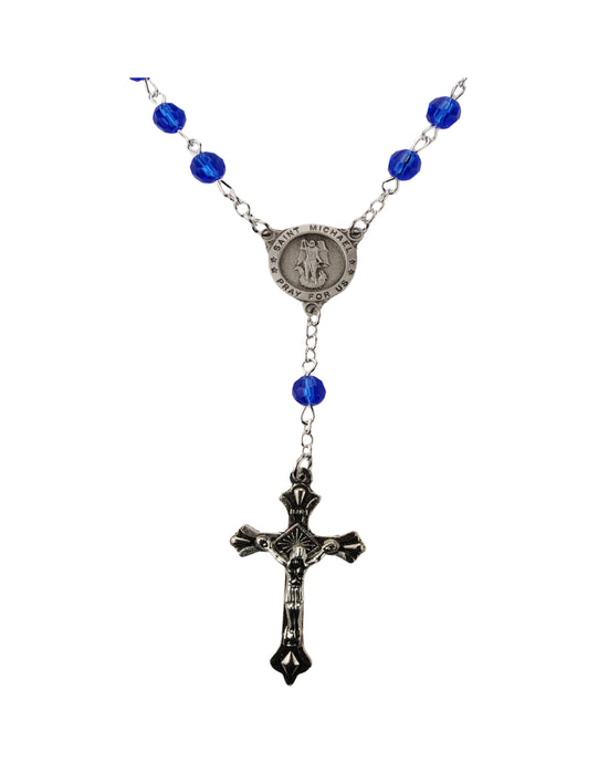 Auto Rosary with St. Michael the Archangel Medal and CrucifixMilitary Protection St. Michael Armed Forces Protection Armed Forces Guidance