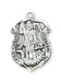 Patron St. Michael Medal Sterling Silver w/ 18" Rhodium Plated Chain St. Michael Medal  St. Michael Medal Necklace Military Protection St. Michael Armed Forces Protection Armed Forces Guidance