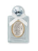 Silver Plated Engravable Guardian Angel Glass Water Bottle w/ White Bow