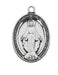 Miraculous Medal Engravable Sterling Silver with 18" Rhodium Plated Chain