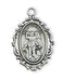 Patron St. Michael Medal Engravable Sterling Silver w/ 18" Rhodium Plated ChainMilitary Protection St. Michael Armed Forces Protection Armed Forces Guidance